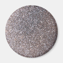 Faux Silver glitter graphic Magnet