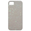 Faux Sparkles &amp; Glitter Cream iphone 5 case