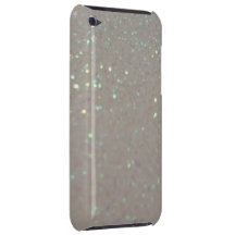 Faux Sparkles & Glitter - Girly cream ipod case iPod Case-Mate Cases