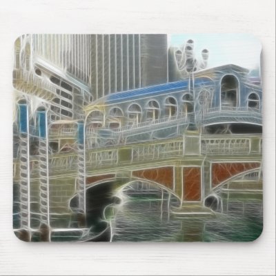 Faux Venice Canal Mouse Mats by opsdog