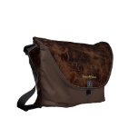 Faux Vintage Leather Custom Personalized Book / Messenger Bag