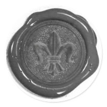 Faux Wax Seal stickers