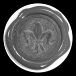 Faux Wax Seal Round Sticker