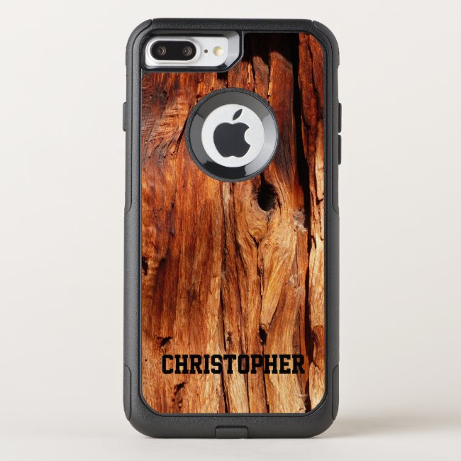 Faux Weather Wood OtterBox Commuter iPhone 7 Plus