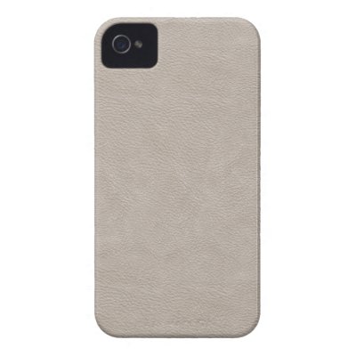 Faux White Leather Barely There™ iPhone 4 Case