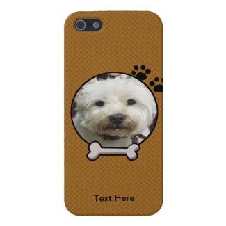 Faux Wood Doggy Photograph iPhone 5 Case