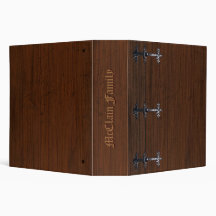 Faux Wooden Box Album Binder