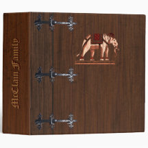 Faux Wooden Box With Elephant Album Binder