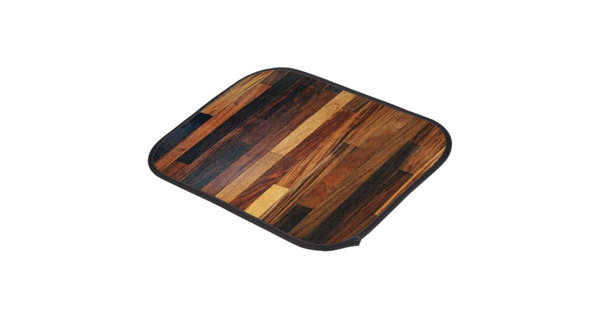 Faux Wooden Floor Slats Car Mat Zazzle