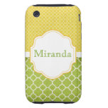 Faux Yellow Clovers& Spring Green Clovers iPhone3G casemate cases