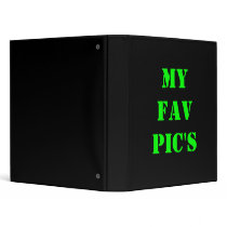 FAV PICS binders