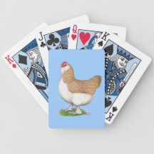Faverolle Hen Deck Of Cards