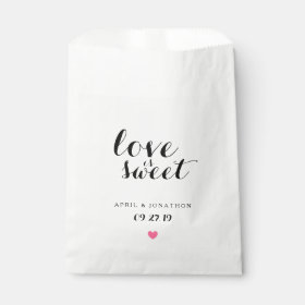 Favor Bag - Love is Sweet