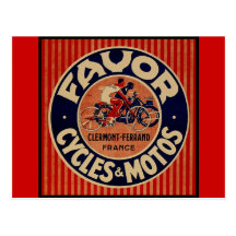 Favor Cycles & Motors Postcards