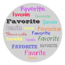 Favor Me to the Nth Degree stickers by MyFavoriteStuff Favor Me to the Nth Degree stickers