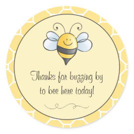 Favor Sticker | Bumble Bee