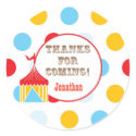 Favor Sticker - Circus sticker