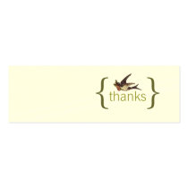 Favor Thank You's business cards by wendyrgould Favor Thank You's business cards