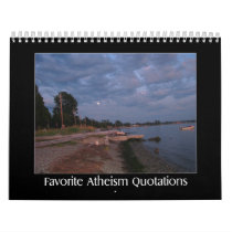 Favorite Atheism Quotes Wall Calendar