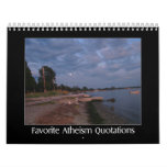 Favorite Atheism Quotes calendars