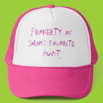 Favorite Aunt Hat hats