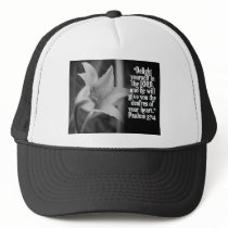 FAVORITE  BIBLE SCRIPTURE PSALM 37:4 TRUCKER HAT