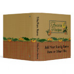 Favorite Family Recipes Vinyl Binder