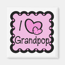 Favorite Hangout Grandpop's House Fridge Magnet