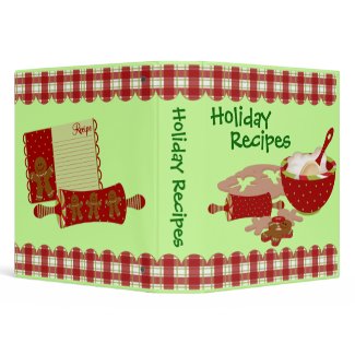 Favorite Holiday Recipes Binder binder