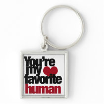 Favorite Human Love Key Chain