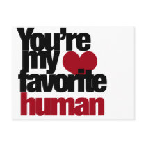 Favorite Human Love Post Cards