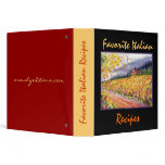 Favorite Italian Recipes - Binder