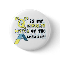 Favorite Letter Q Button