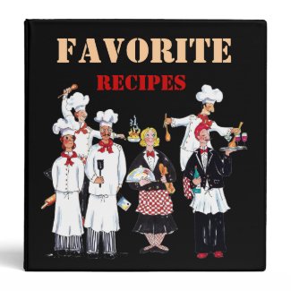 Favorite Recipes, binder