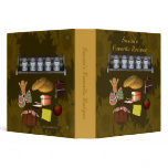 Favorite Recipes Cookies Cake Meals Binder