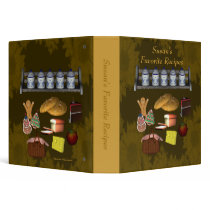 Favorite Recipes Personalized Custom Avery Binder