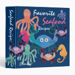 Favorite Seafood Recipes- notebook Binders