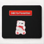 Favorites to bookmarks mousepad
