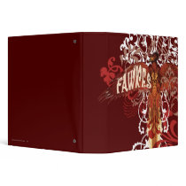 Fawkes Spread Wings Vinyl Binder