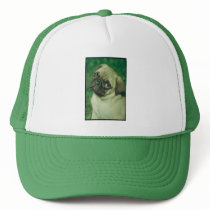 Fawn Chinese Pug Mesh Hat