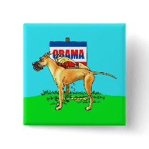 Fawn Dane Pi$$ on Obama Button