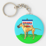 Fawn Dane Pi$$ on Obama Keychain
