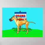 Fawn Dane Pi$$ on Obama Poster
