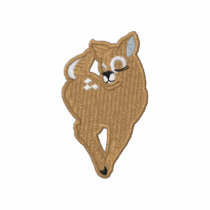 Fawn embroidered shirts