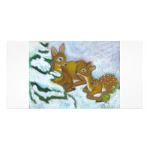 fawn in the woods photo cards by ElenaMalec fawn in the woods photo cards