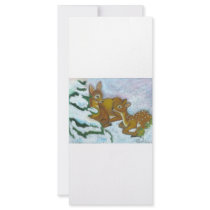 fawn in the woods rack cards by ElenaMalec fawn in the woods rack cards