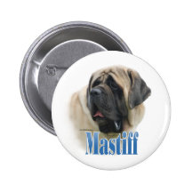 Fawn Mastiff Name - Button