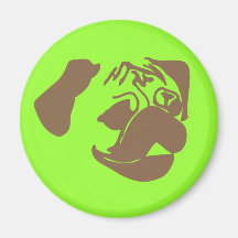 Fawn Pug Magnet