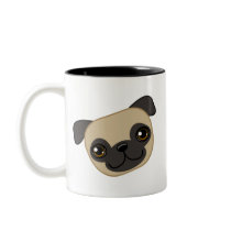 Fawn Pug Coffee Mug