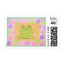 Faye Frog Stamp